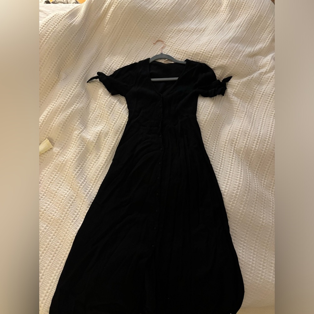 Sezane gauzey button dress